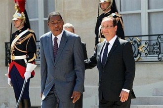 Bénin : La guerre au Mali au menu de la rencontre entre  Boni Yayi et François Hollande 